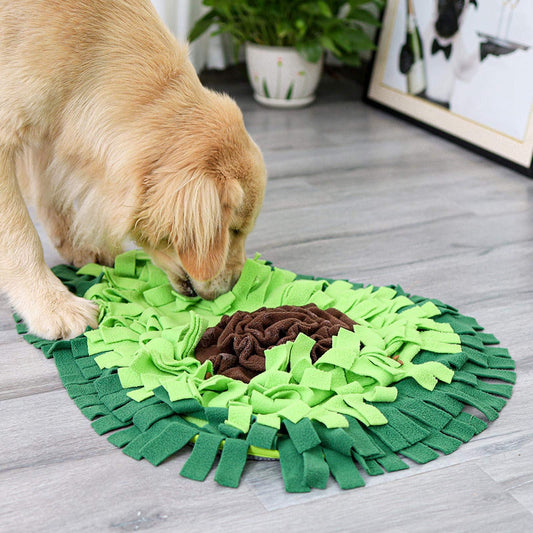 Dog Sniffing Mat Dog Puzzle Toy Pet Snack Feeding Mat Boring Interactive Game Training Blanket Snuffle Feeding Training Mat - My Store