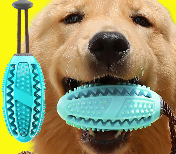 Dog Toys Silicon Suction Cup Tug Interactive Dog Ball Toy For Pet Chew Bite Tooth Cleaning Toothbrush Feeding Pet Supplies - My Store