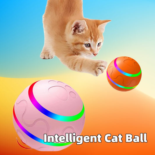 Pet New Cat Wicked Ball Toy Intelligent Ball USB Cat Toys Self Rotating Ball Automatic Rotation Ball - My Store