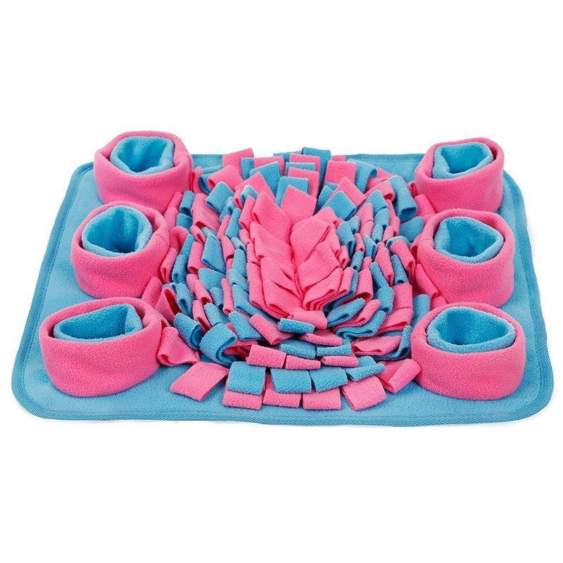 Dog Sniffing Mat Dog Puzzle Toy Pet Snack Feeding Mat Boring Interactive Game Training Blanket Snuffle Feeding Training Mat - My Store